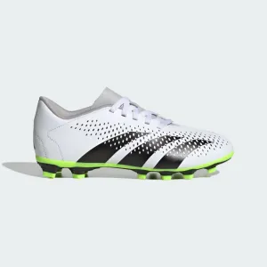 adidas Predator Accuracy .4 FxG Boots- White/Black/Fluro Green- JUNIOR