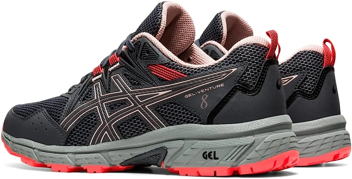 ASICS Women's Gel-Venture 8 Running Shoe, Grey/Ginger/Peach