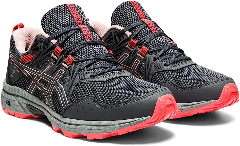 ASICS Women's Gel-Venture 8 Running Shoe, Grey/Ginger/Peach