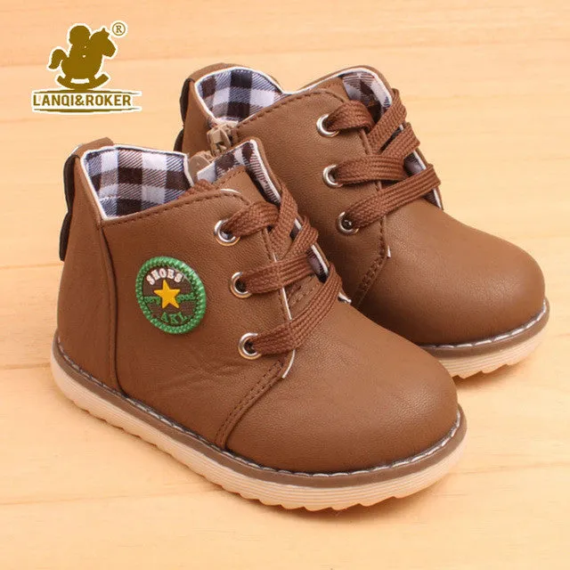 Explosion models fashion boots classic children's autumn winter shoes kid's warm snow boots for boys girls size 21-30