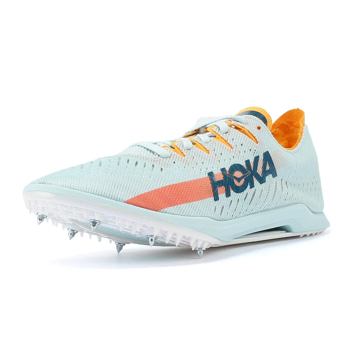 Hoka Cielo X MD Women's Blue Grass / Radiant Yellow Running Spikes