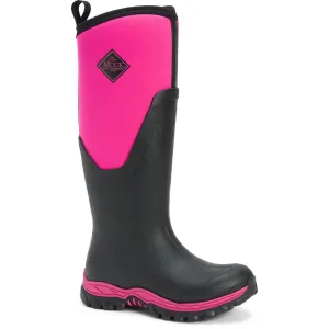 Muck Boots Arctic Sport II Tall Rubber Black/Pink Wellington Boots