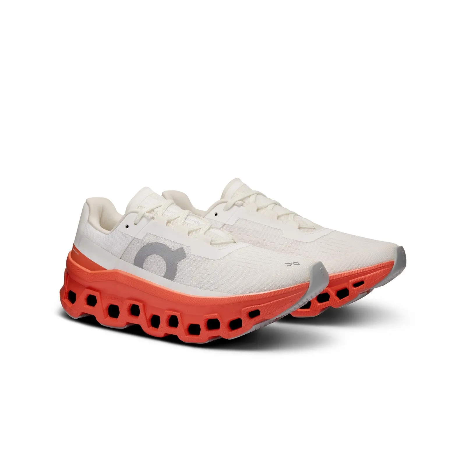 On Running Cloudmonster (White/Flame) Women Shoes 61.97724