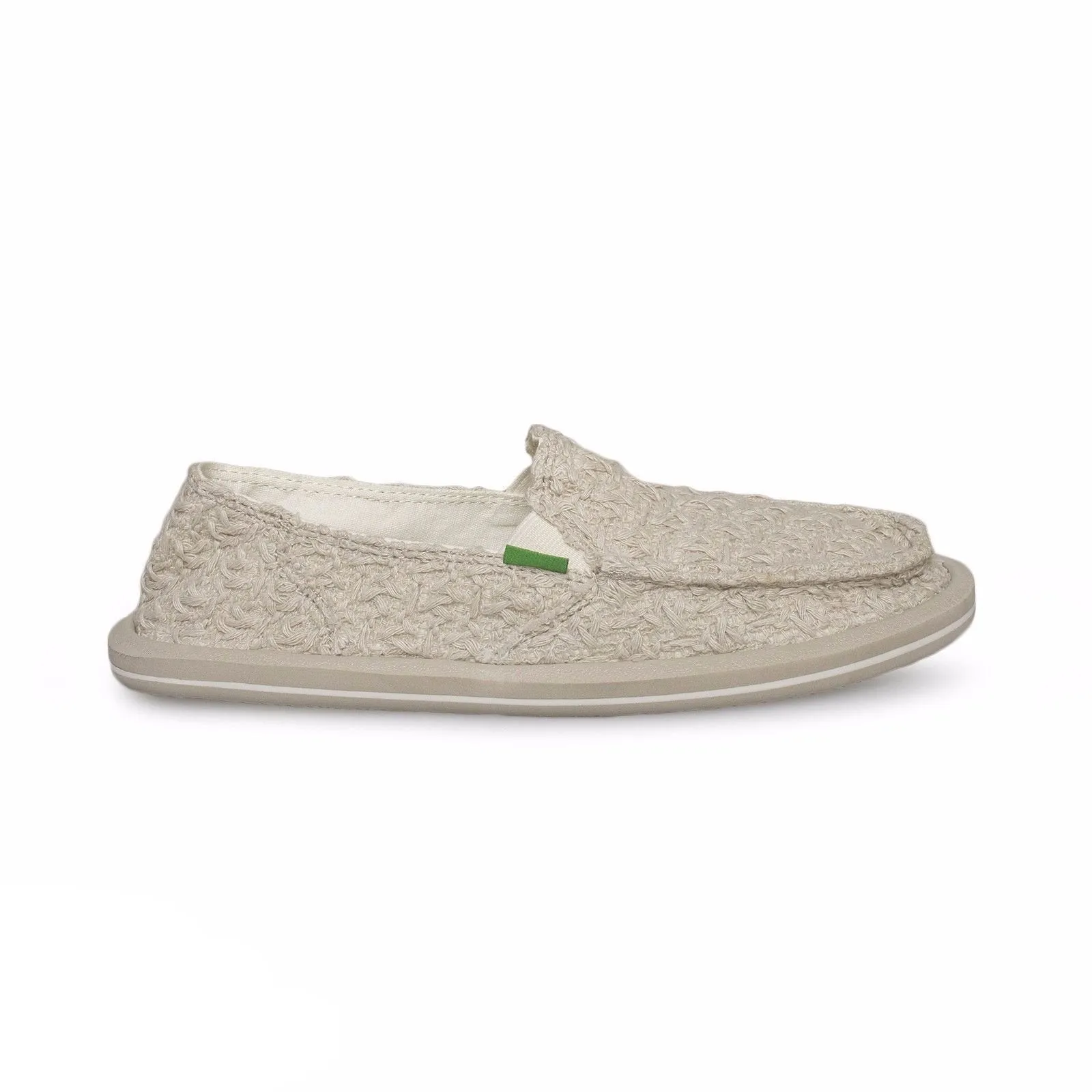 Sanuk Donna Knit Stitch Natural Shoes