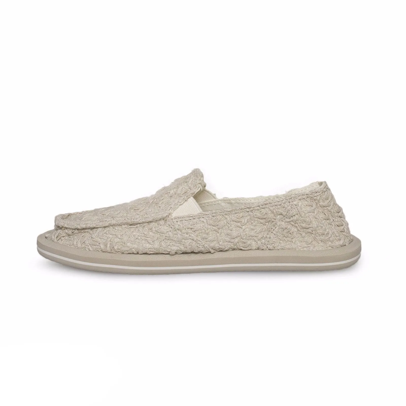 Sanuk Donna Knit Stitch Natural Shoes