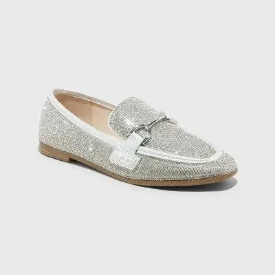 Women's Laurel Rhinestone Loafers - A New Day